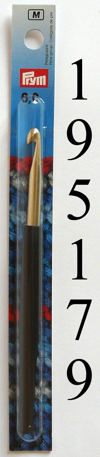 Крючки с пластиковой ручкой антрацитового цвета и цветной маркировкой 2 - 5 мм
14 см