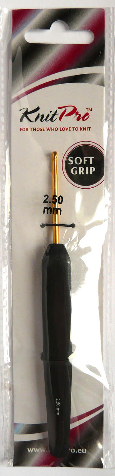 Крючек Soft Grip 2,5 мм Индия
2,5 мм
Сталь с мягкой ручкой и золотистым желобом
