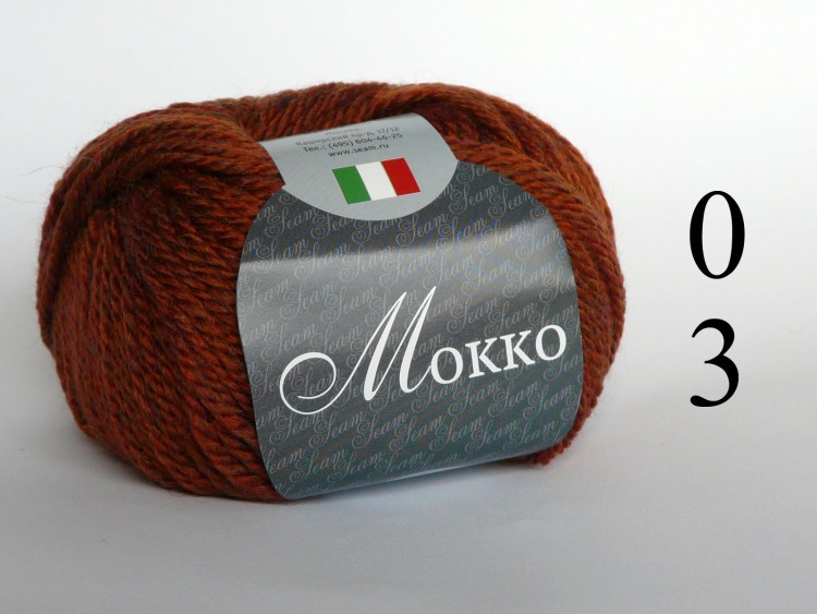 Mokko Italy
50 grams
85 meters or 92 yds
52% wool 48% acrylic
Winter
1 ball cost: 4$