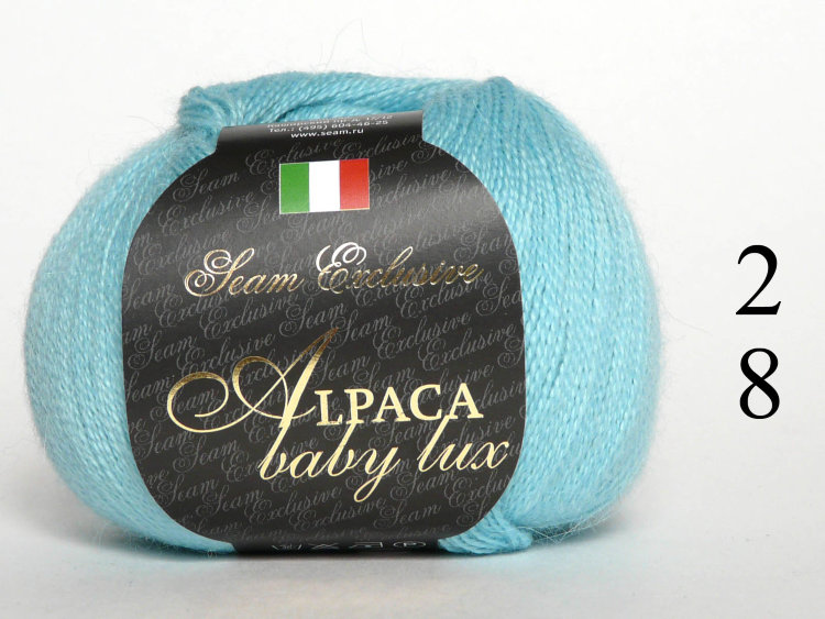Alpaca baby lux Italy
50 grams
400 meters, 436 yds
100% fluff baby alpaca
Winter
