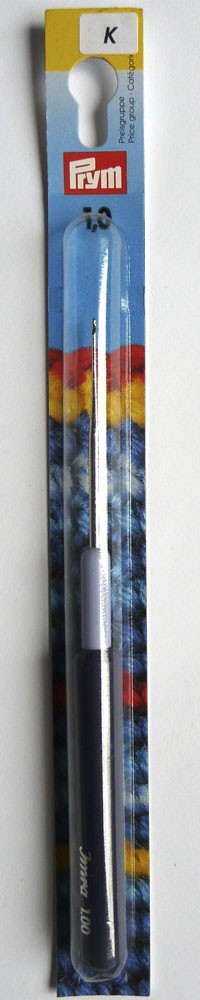 Дорожний крючек 1 мм Крючек для работы с тонкой пряжей
Материал: сталь, пластик