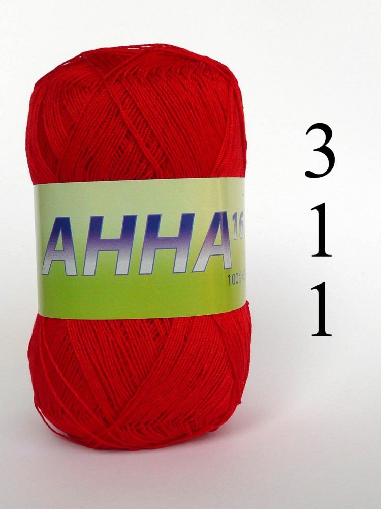 Anna 16 Italy
100 grams
530 meters, 578 yds
100% mercerized cotton
Summer
