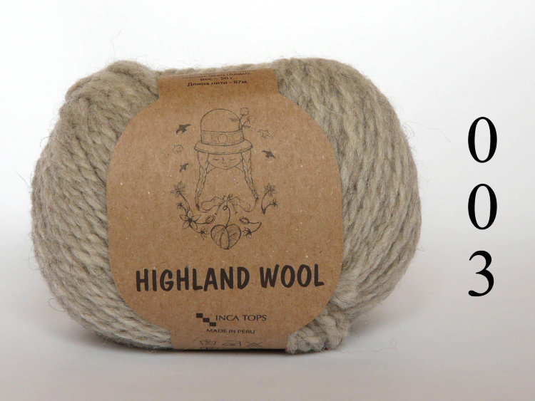 Highland wool Peru
50 grams
87 meters
100% eco wool mount ship(Andes)
Winter