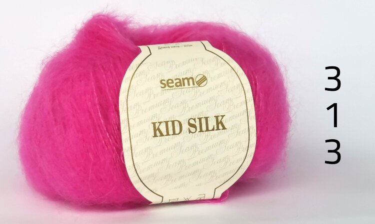 Пряжа Кид Силк ЮАР 25 г / 210 м, 72% кид мохер 28% шелк, Зима ЮАР
25 грамм
210 метров
72% кид мохер 28% шелк
Зима